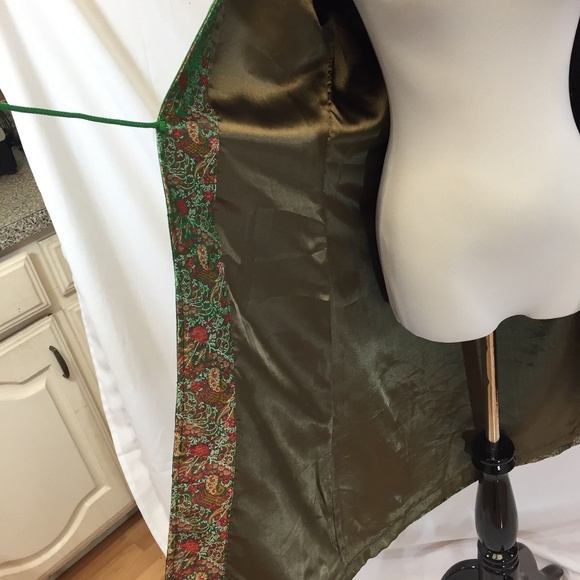 Vintage Silk Made in India Tunic Jacket - Picture 8 of 9